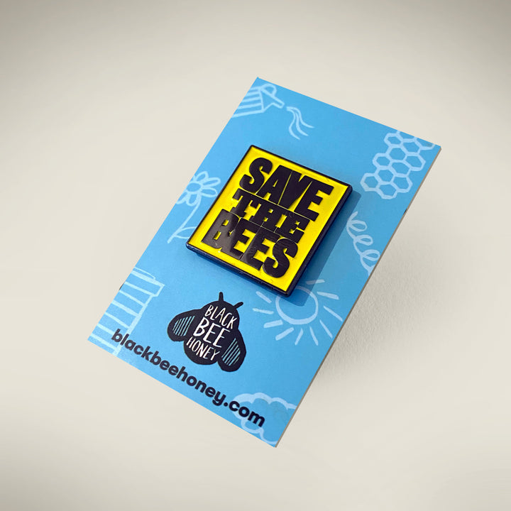 Save the Bees Enamel Badge