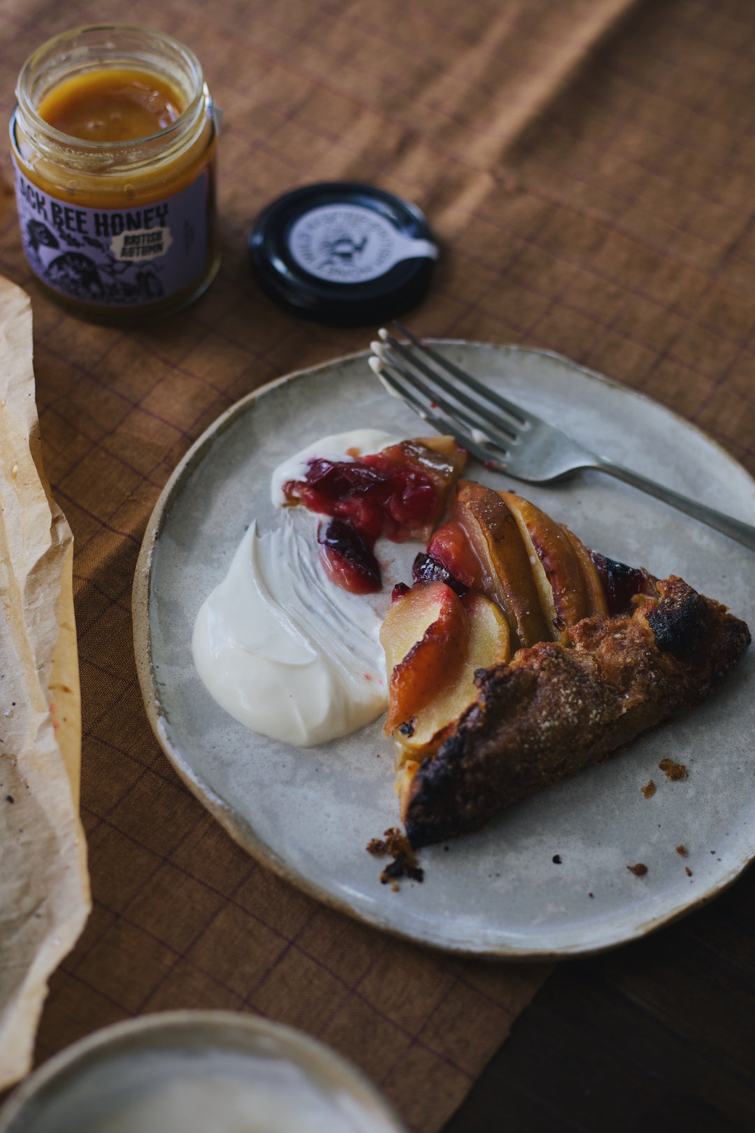 Autumn Honey & Fruit Galette