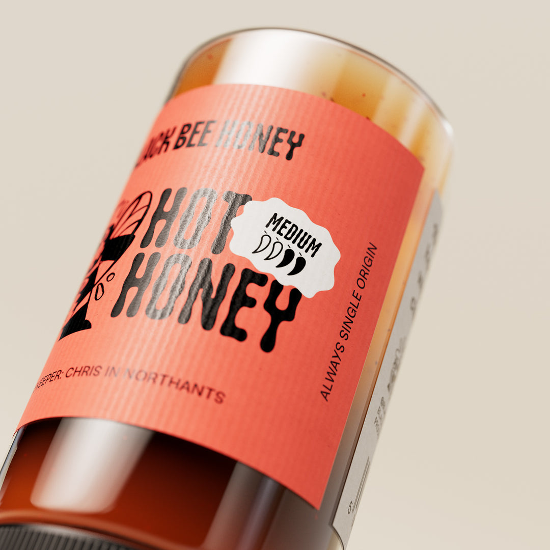 Raw British Hot Honey Squeezy (Medium) 280g
