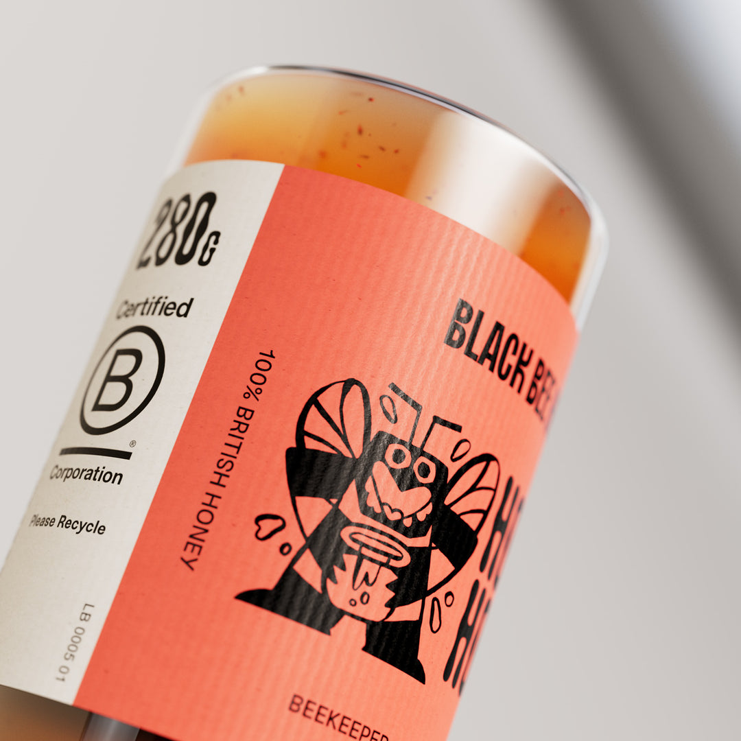Raw British Hot Honey Squeezy (Medium) 280g