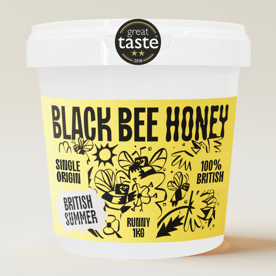 Raw British Summer Honey - 1kg Small Tub