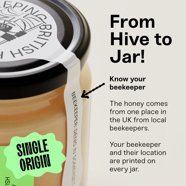 Raw British Set Spring Honey