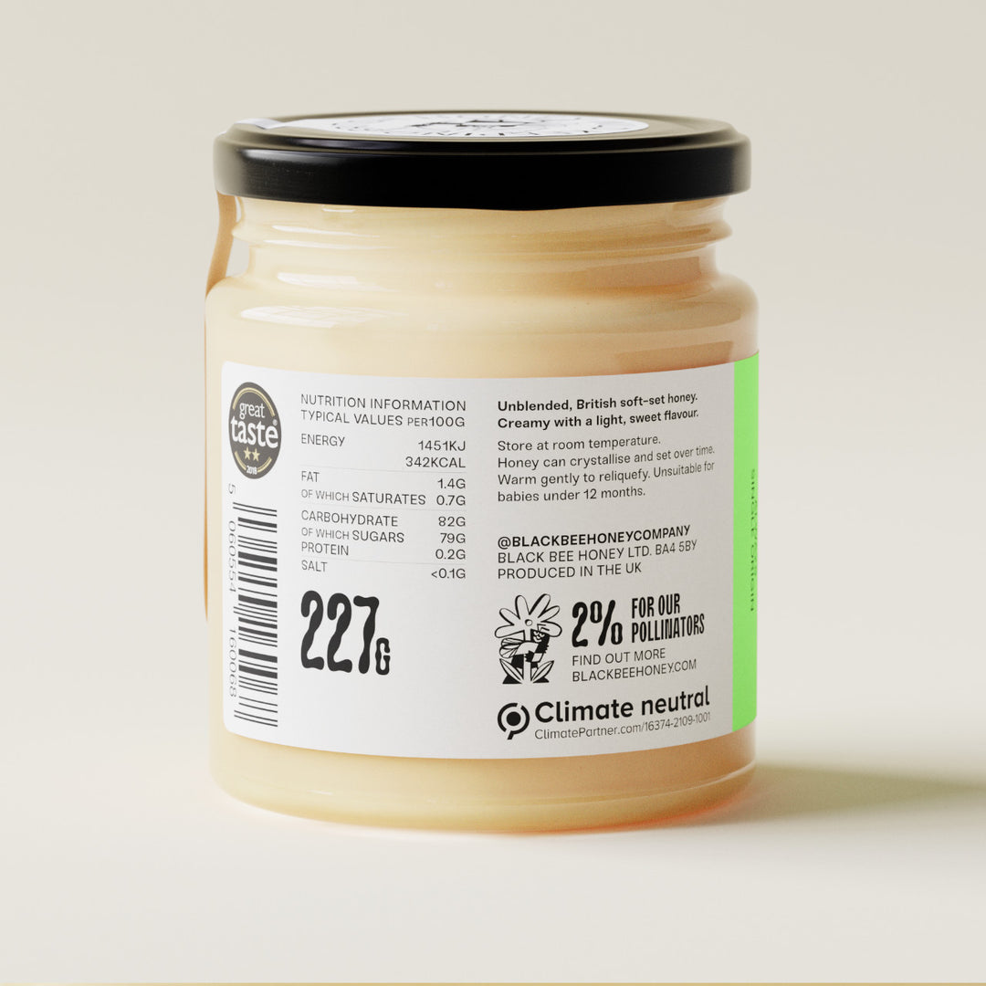 raw honey, pure honey, british honey, set honey, spring honey, real honey, natural honey, b corp honey, black bee honey 